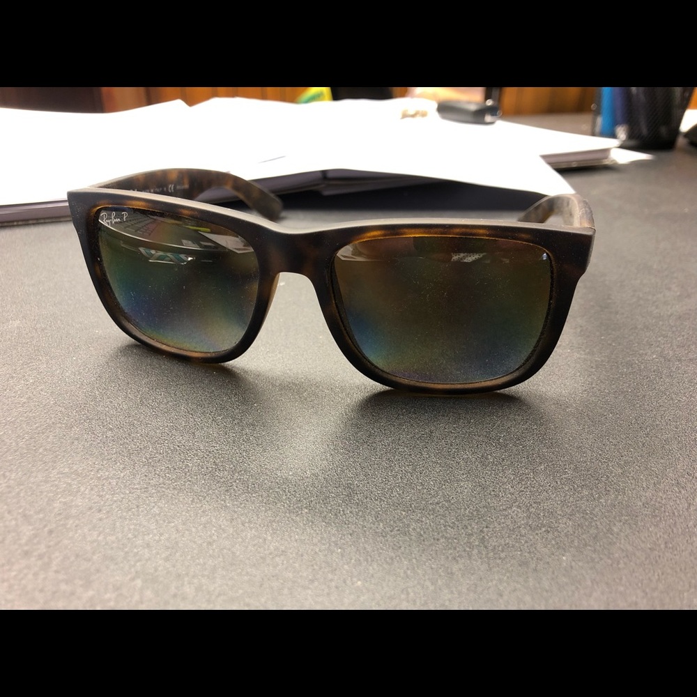 Ray- Ban Polarized Justin sunglasses.